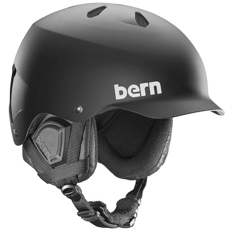 Bern Watts EPS Winter Snowboard/Ski Helmet, XXL/XXXL, Black Premium